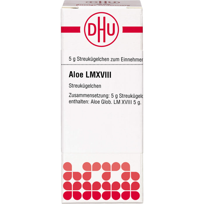 DHU Aloe LM XVIII Streukügelchen, 5 g Globules