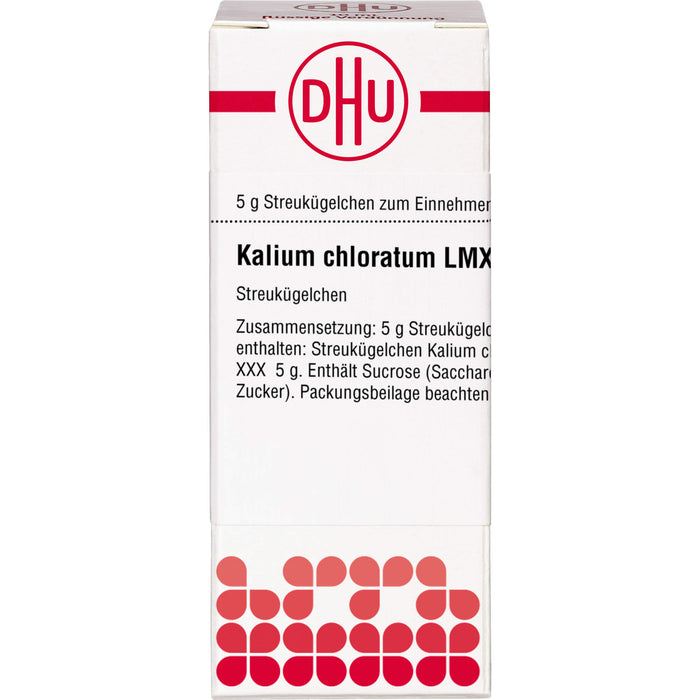 DHU Kalium chloratum LM XXX Streukügelchen, 5 g Globules