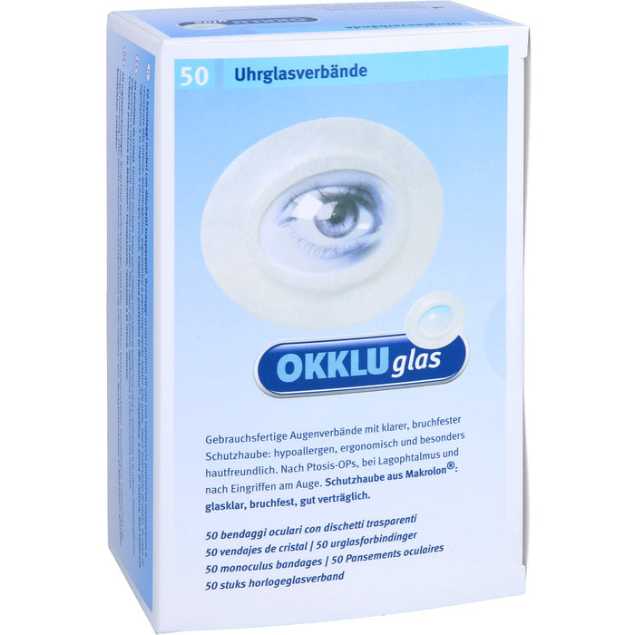 Okkluglas Uhrglasverband, 50 St VER