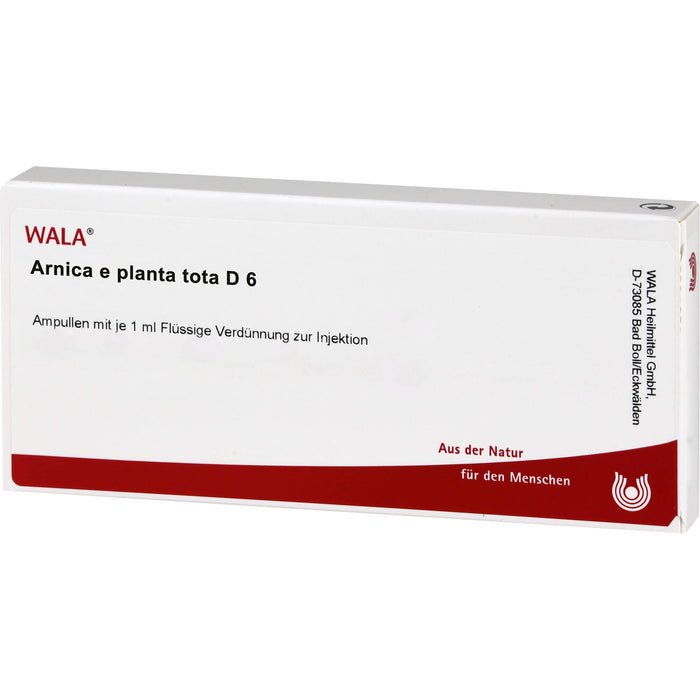 Arnica e planta tota D6 Wala Ampullen, 10X1 ml AMP