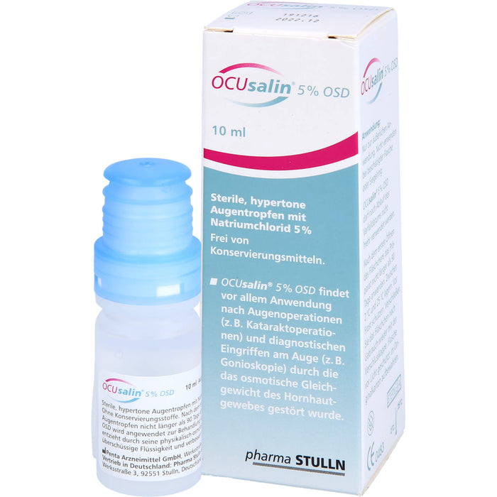 OCUsalin 5% OSD, 1X10 ml ATR