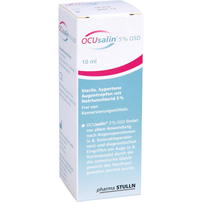 OCUsalin 5% OSD, 1X10 ml ATR