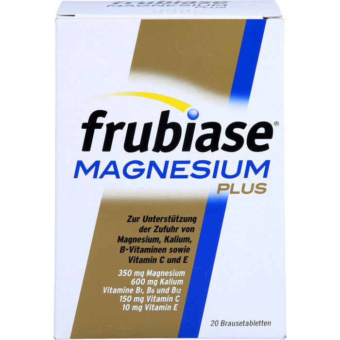 frubiase Magnesium plus Brausetabletten, 20 pc Tablettes