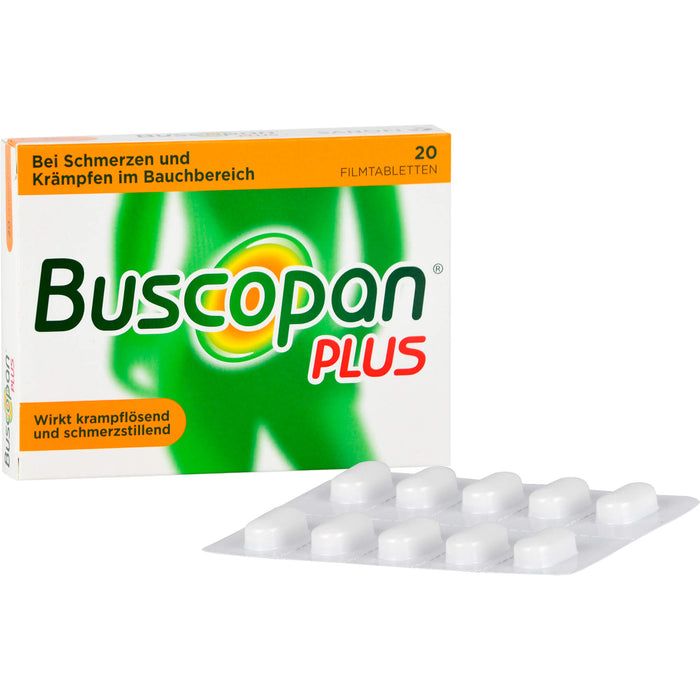 Buscopan plus Tabletten Reimport EMRAmed, 20 pc Tablettes