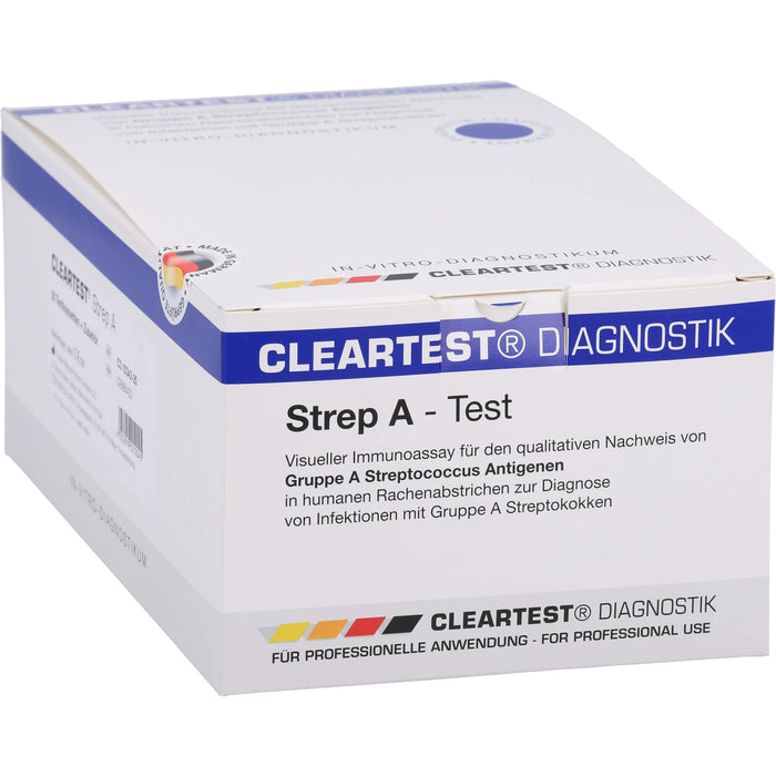 Cleartest Diagnostic Strep-A Test, 20 pcs. Test