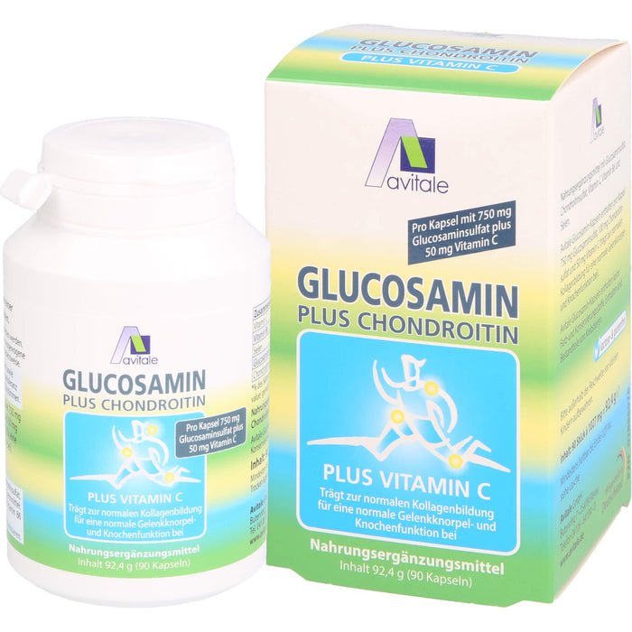 Glucosamin 750mg plus Chondroitin 100mg Kapseln, 90 pc Capsules