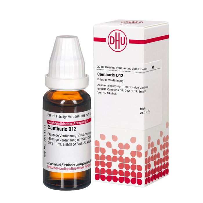 DHU Cantharis D12 Dilution, 20 ml Lösung