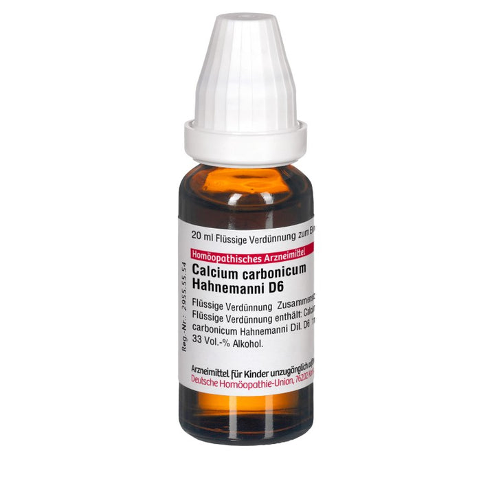 DHU Calcium carbonicum Hahnemanni D6 Dilution, 20 ml Lösung