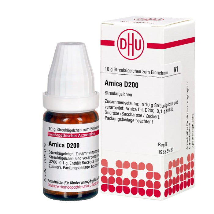 DHU Arnica D 200 Streukügelchen, 10 g Globuli