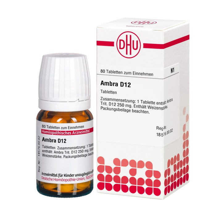 DHU Ambra D12 Tabletten, 80 St. Tabletten