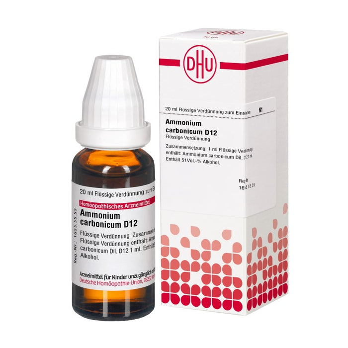 Ammonium carbonicum D12 DHU Dilution, 20 ml Lösung