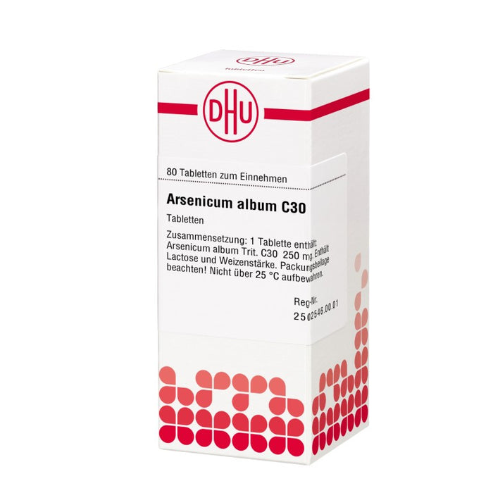 DHU Arsenicum album C30 Tabletten, 80 pc Tablettes