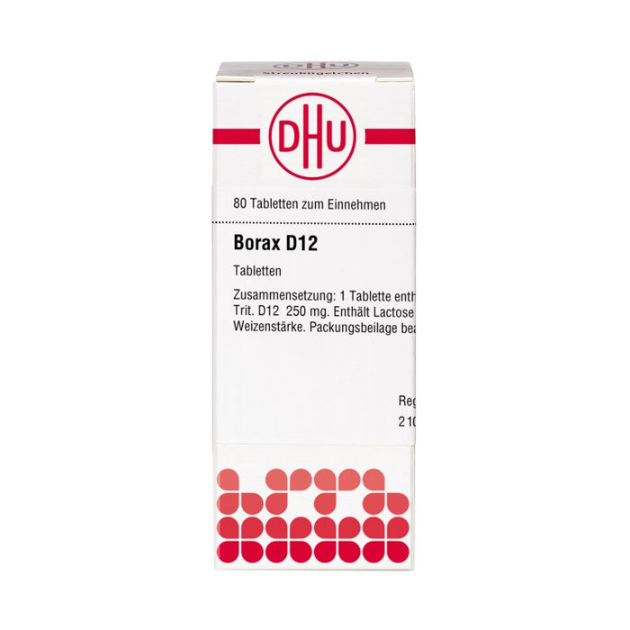 DHU Borax D 12 Tabletten, 80 pcs. Tablets