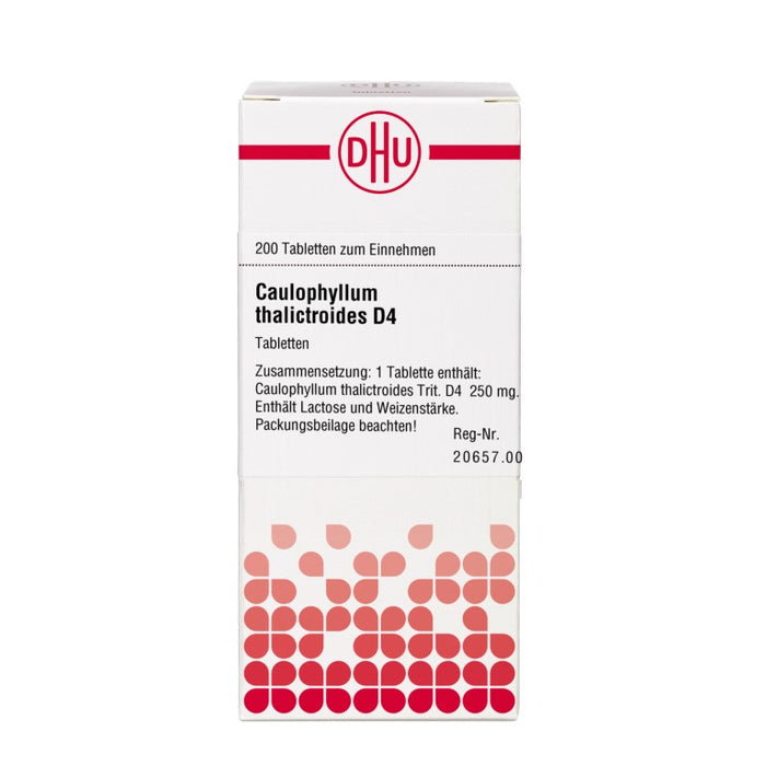 DHU Caulophyllum thalictroides D4 Tabletten, 200 St. Tabletten