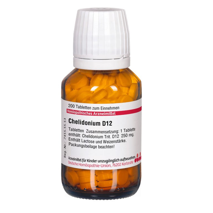 DHU Chelidonium D12 Tabletten, 200 St. Tabletten