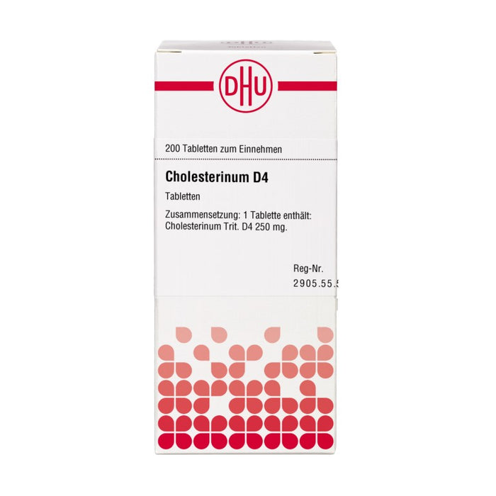 DHU Cholesterinum D4 Tabletten, 200 St. Tabletten