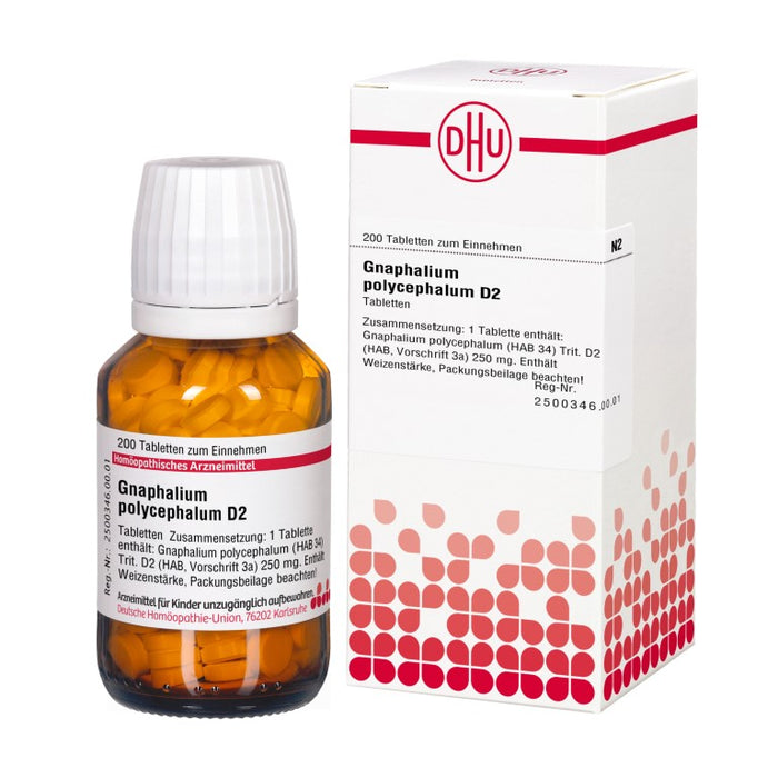 Gnaphalium polycephalum D2 DHU Tabletten, 200 St. Tabletten