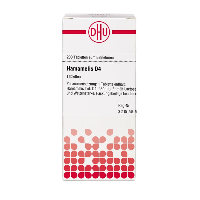 DHU Hamamelis D4 Tabletten, 200 St. Tabletten