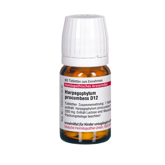 DHU Harpagophytum procumbens D12 Tabletten, 80 St. Tabletten