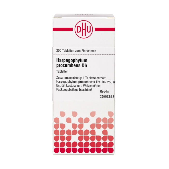 Harpagophytum procumbens D6 DHU Tabletten, 200 St. Tabletten