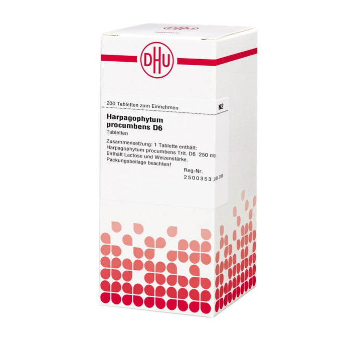 Harpagophytum procumbens D6 DHU Tabletten, 200 St. Tabletten