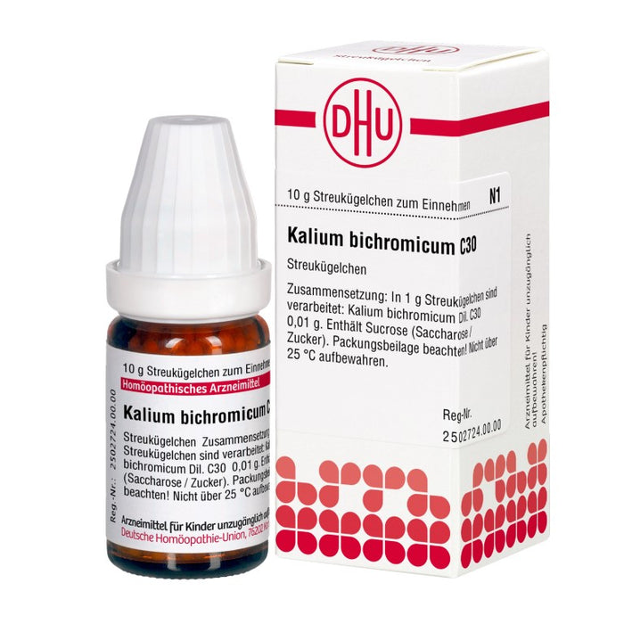 DHU Kalium bichromicum C30 Streukügelchen, 10 g Globuli