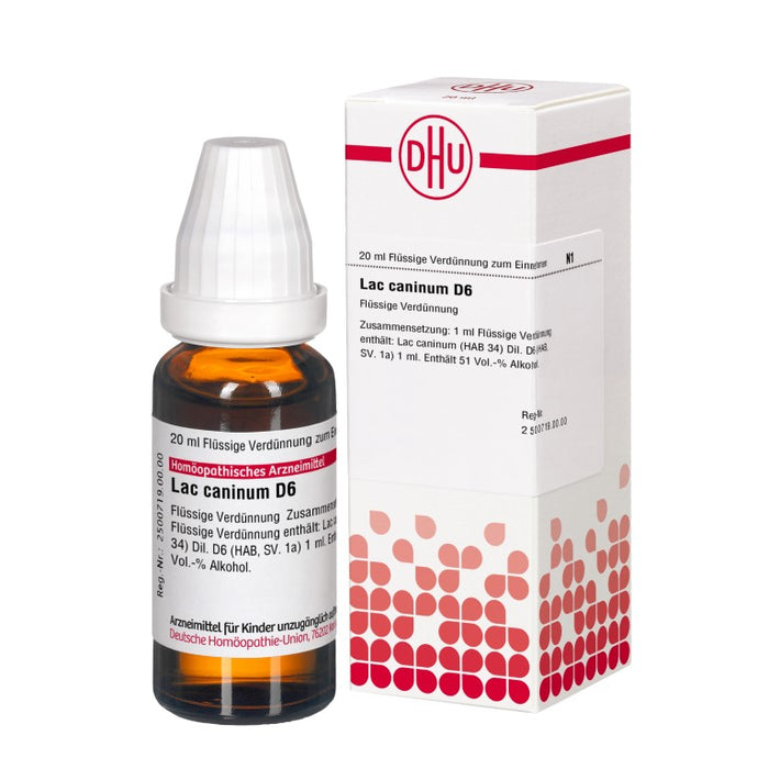 Lac caninum D6 DHU Dilution, 20 ml Lösung