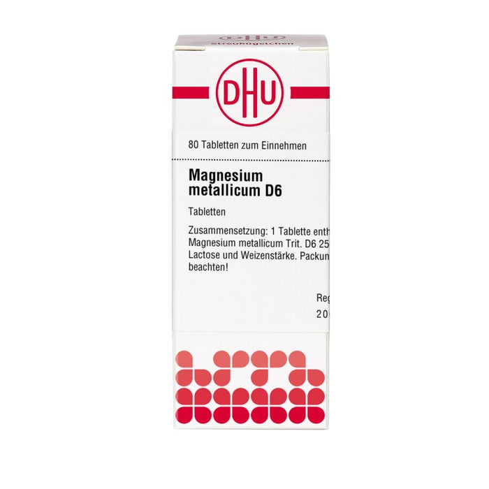 DHU Magnesium metallicum D6 Tabletten, 80 St. Tabletten