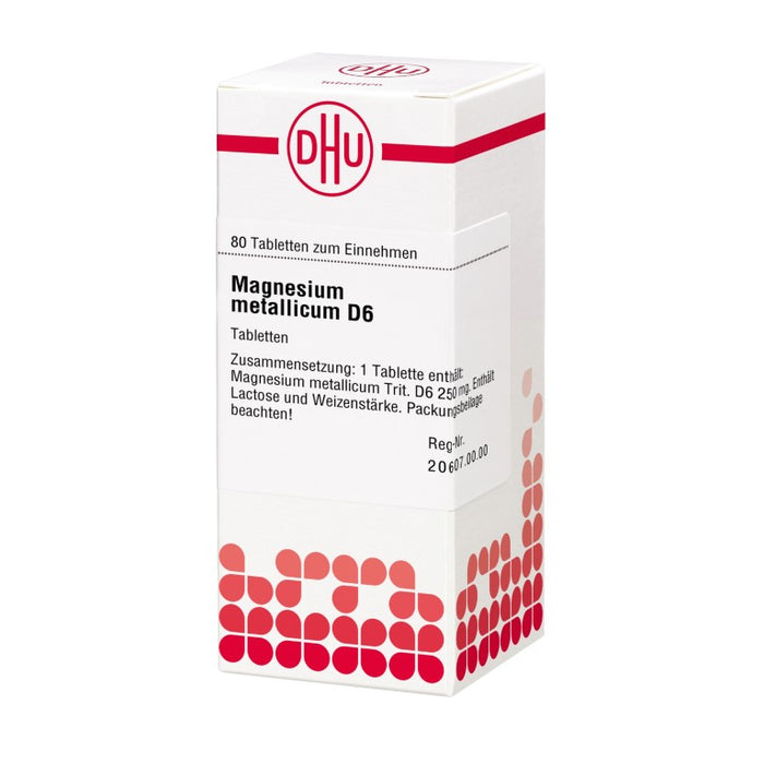 DHU Magnesium metallicum D6 Tabletten, 80 St. Tabletten