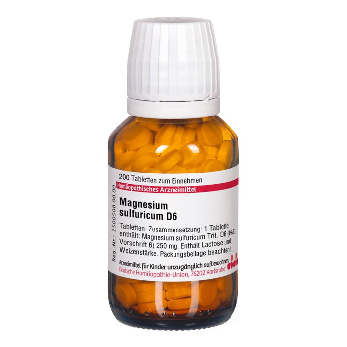 DHU Magnesium sulfuricum D6 Tabletten, 200 St. Tabletten