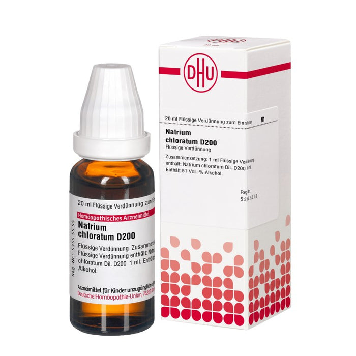 DHU Natrium chloratum D200 Dilution, 20 ml Lösung