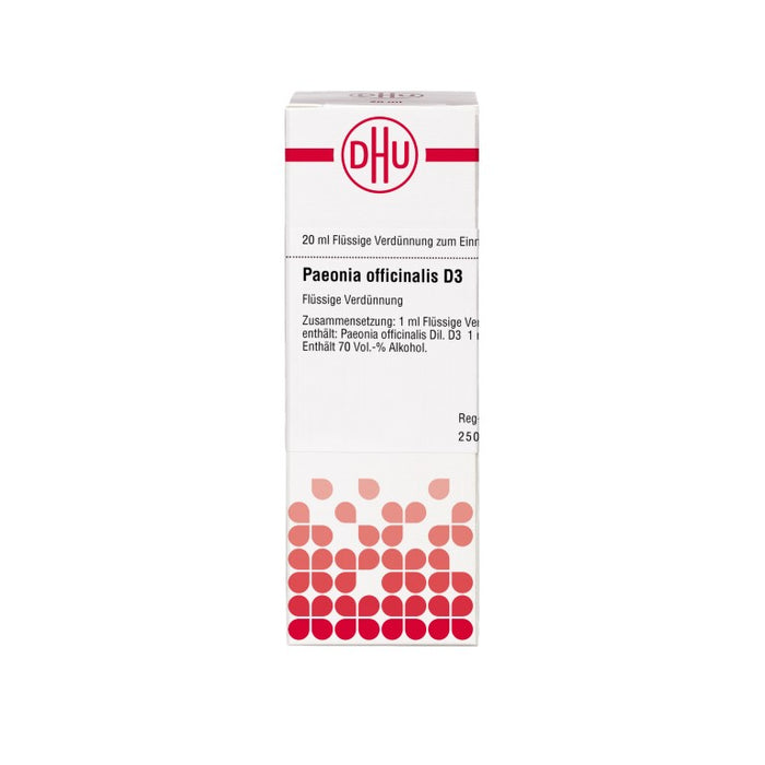 DHU Paeonia officinalis D3 Dilution, 20 ml Lösung