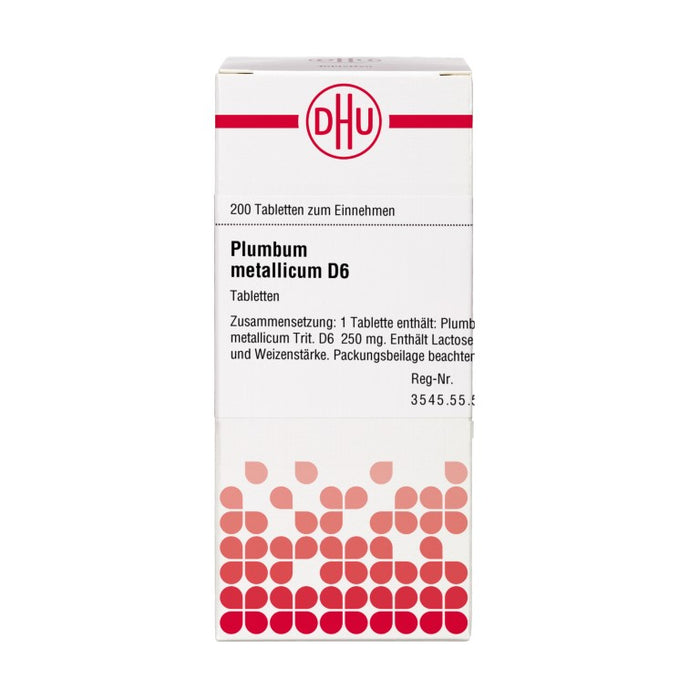 DHU Plumbum metallicum D6 Tabletten, 200 St. Tabletten