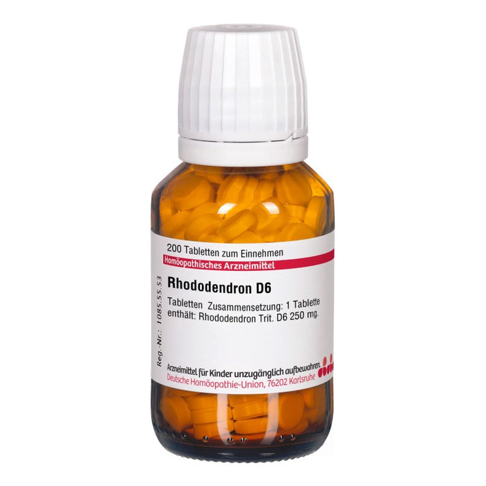 Rhododendron D6 DHU Tabletten, 200 St. Tabletten