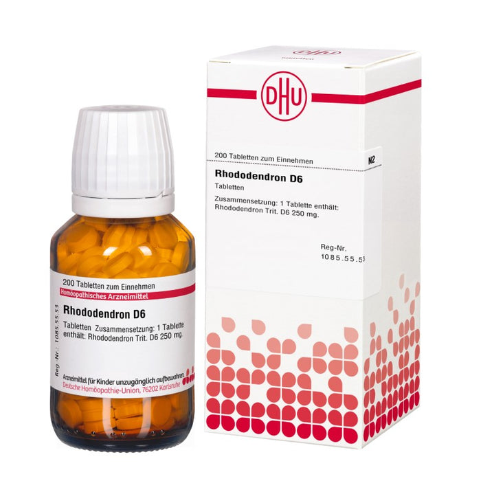 Rhododendron D6 DHU Tabletten, 200 St. Tabletten