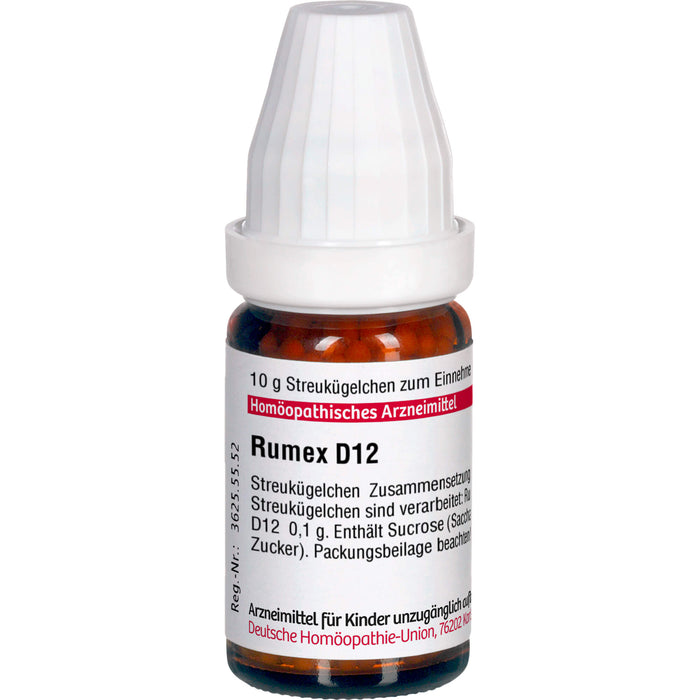 DHU Rumex D12 Streukügelchen, 10 g Globules