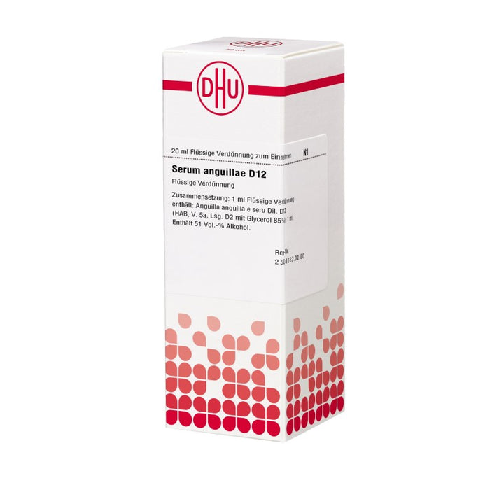 DHU Serum anguillae D12 Dilution, 20 ml Lösung