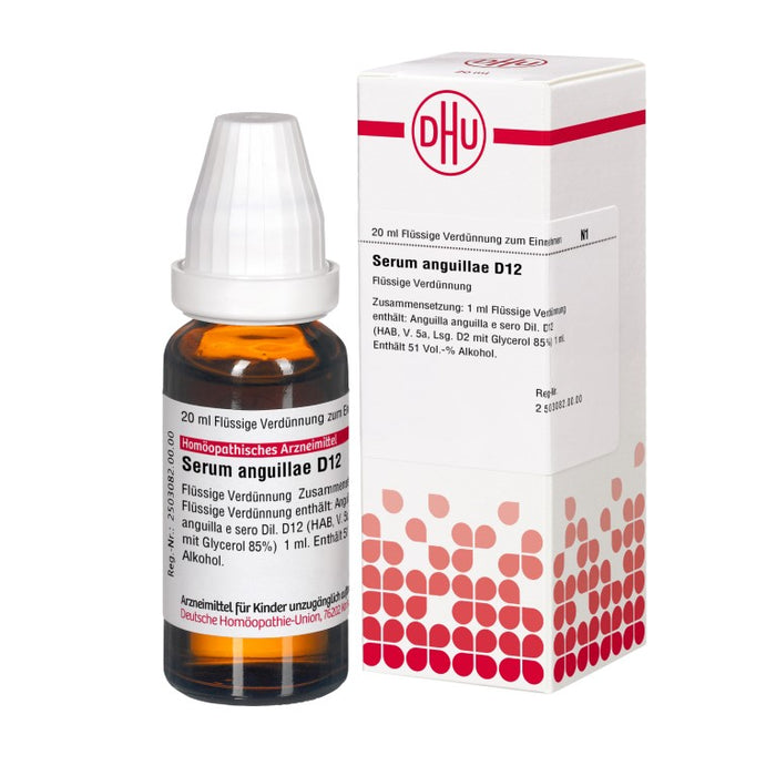 DHU Serum anguillae D12 Dilution, 20 ml Lösung