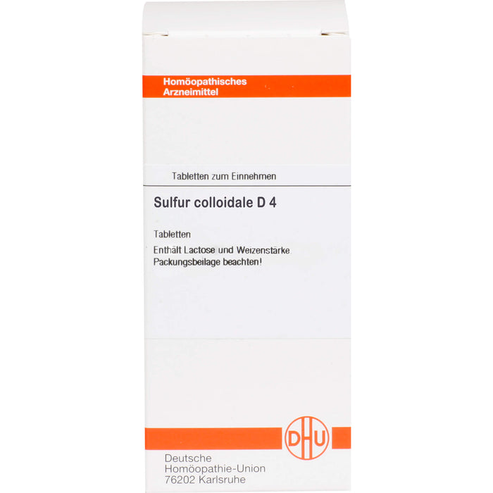 Sulfur colloidale D4 DHU Tabletten, 200 St. Tabletten