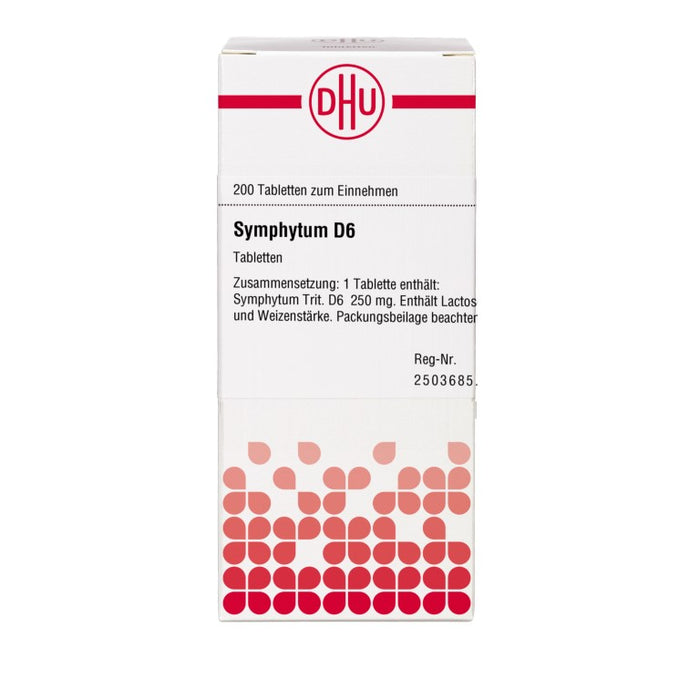 DHU Symphytum D 6 Tabletten, 200 St. Tabletten