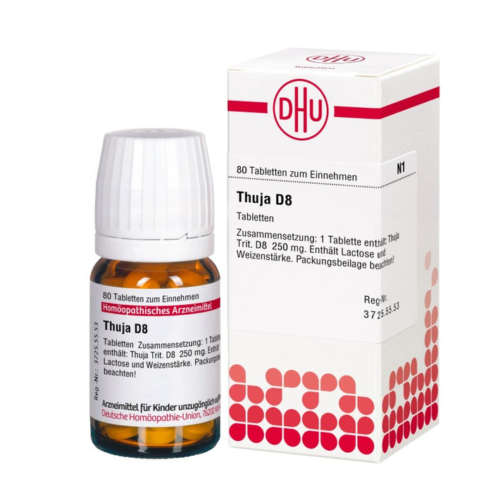 DHU Thuja D8 Tabletten, 80 St. Tabletten