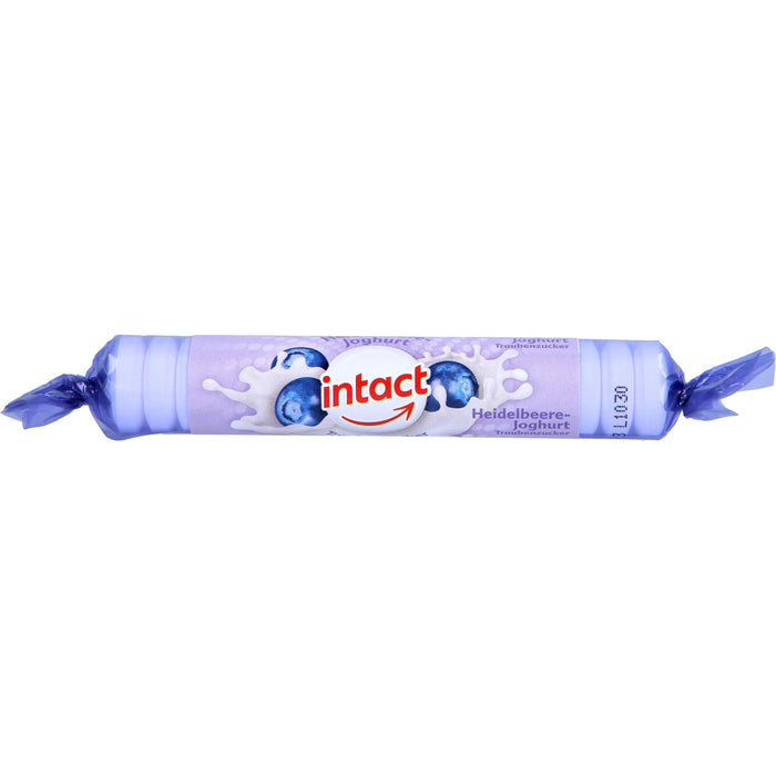 intact Traubenzucker Rolle Heidelbeere-Joghurt, 40 g TAB