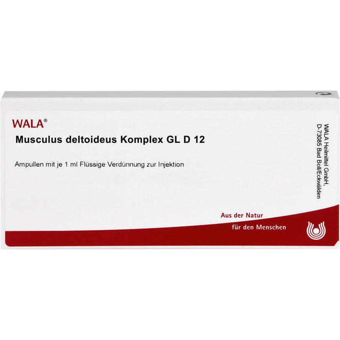 Musculus Deltoideus Komplex Gl D12 Wala Ampullen, 10X1 ml AMP