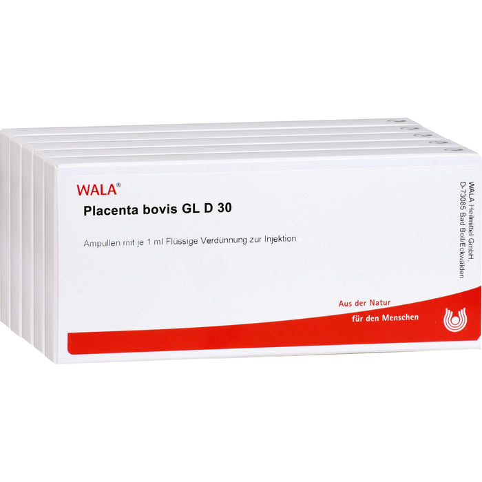 Placenta Bovis Gl D30 Wala Amp., 50X1 ml AMP