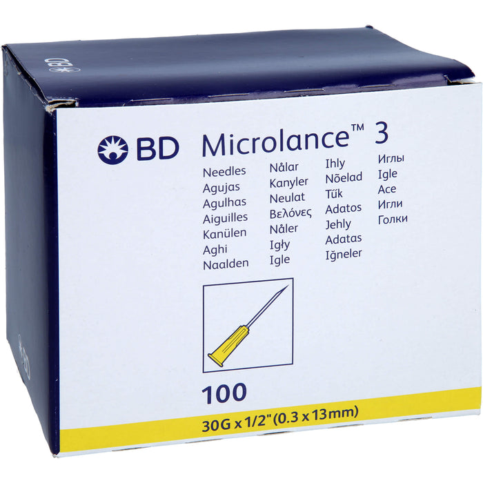 BD Microlance Kanuele 30 G 1 2 0,29x13mm, 100 St KAN