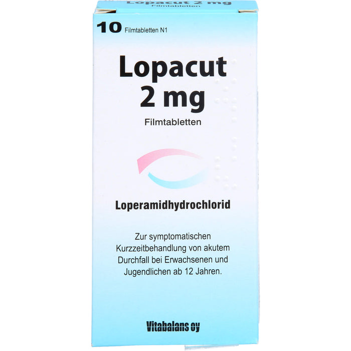 Lopacut 2 mg Filmtabletten, 10 St. Tabletten