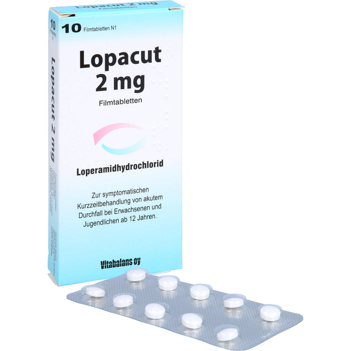 Lopacut 2 mg Filmtabletten, 10 St. Tabletten