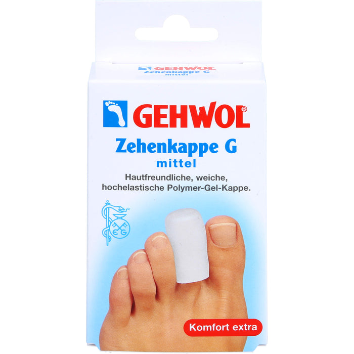 GEHWOL Polymer-Gel Zehenkappe G mittel, 2 pc Pansement