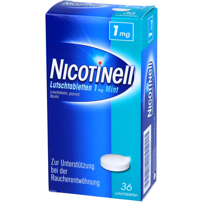 Nicotinell Mint Lutschtabletten zur Raucherentwöhnung, 36 pcs. Tablets