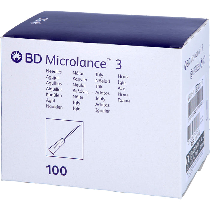 BD MICROLANCE 22g KAN 1 1/4, 100 St KAN